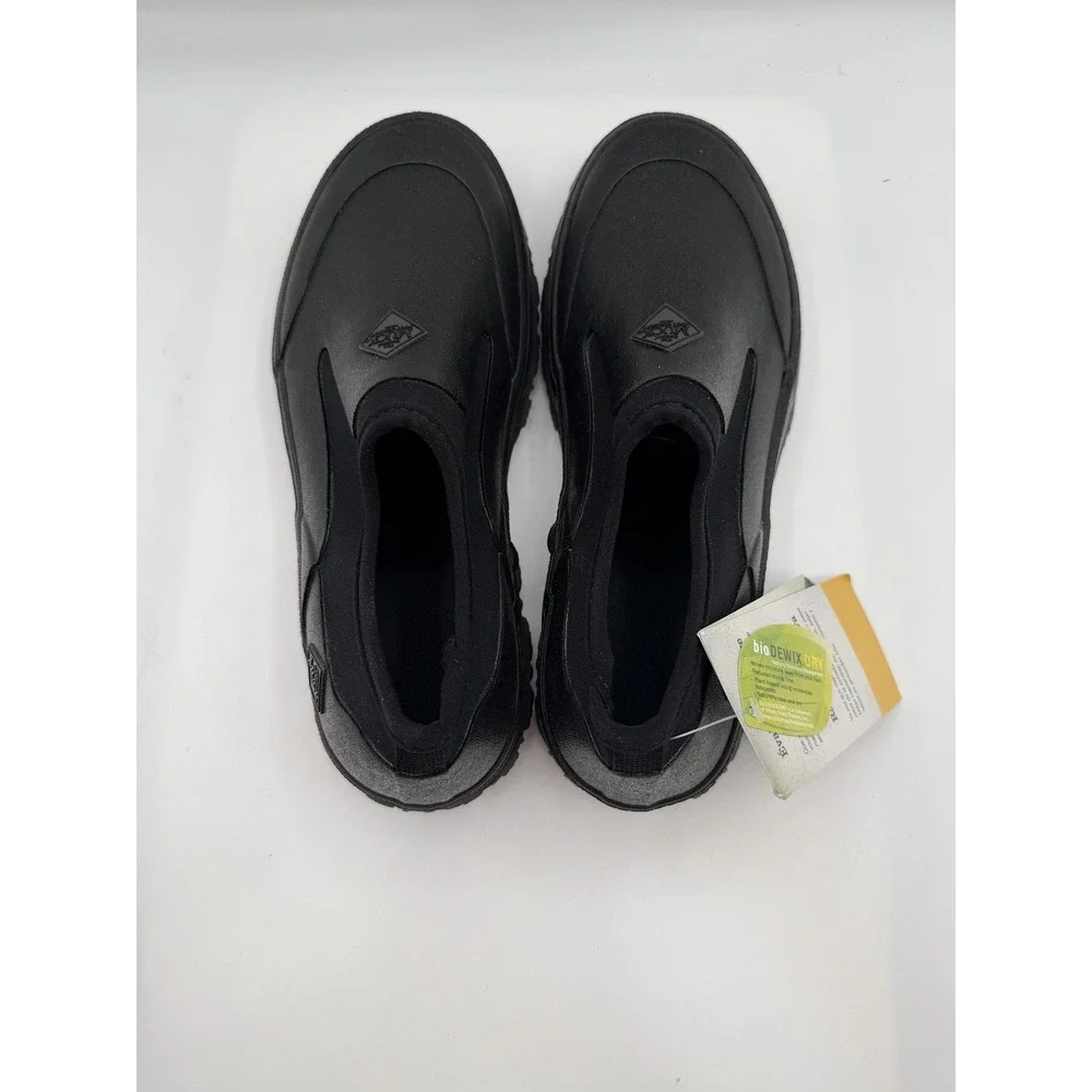 The Original Muck Boot Co. Forager Slip-On Waterproof Shoes,Unisex M-8,W-9,Black